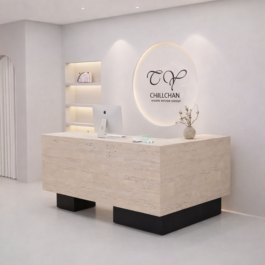 avar quầy lễ tân cao cấp