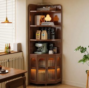 avar tủ rượu góc đứng cao nhiều tầng