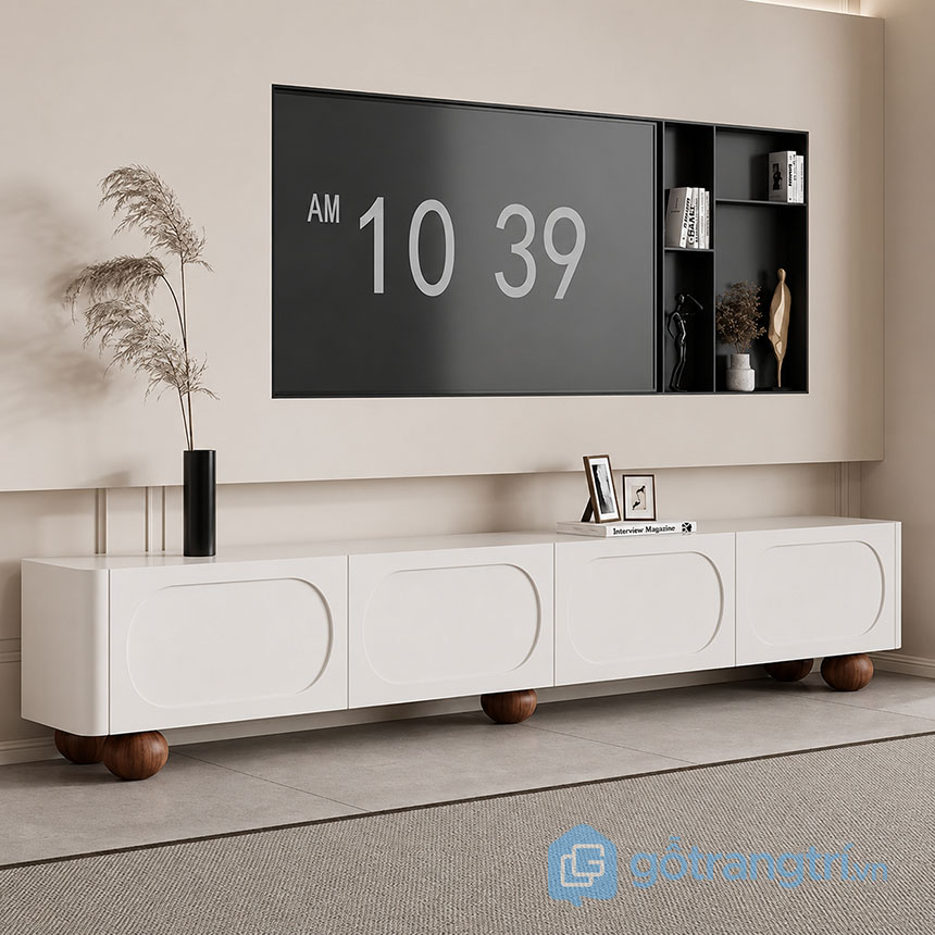 Kệ Tivi Bo Cong Hiện Đại Sang Trọng GHS-3660