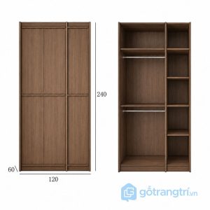 1 tủ quần áo cánh mây