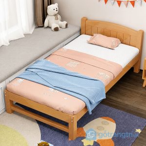 2 giường gỗ đơn