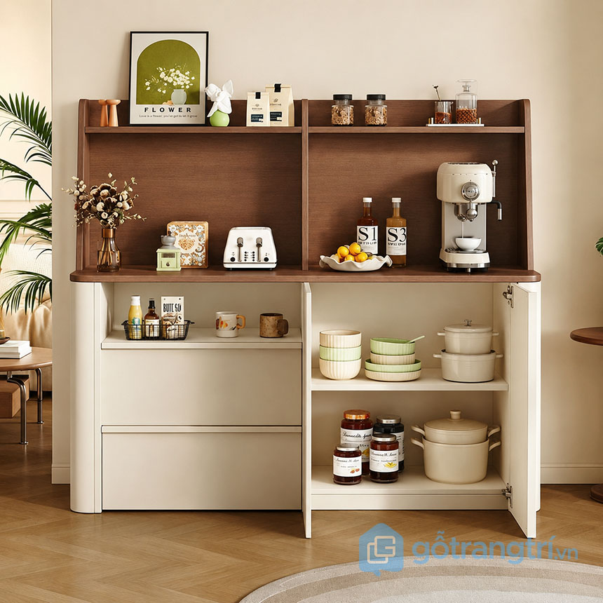 Tủ Pantry Mini Cho Bếp Hiện Đại GHS-55194
