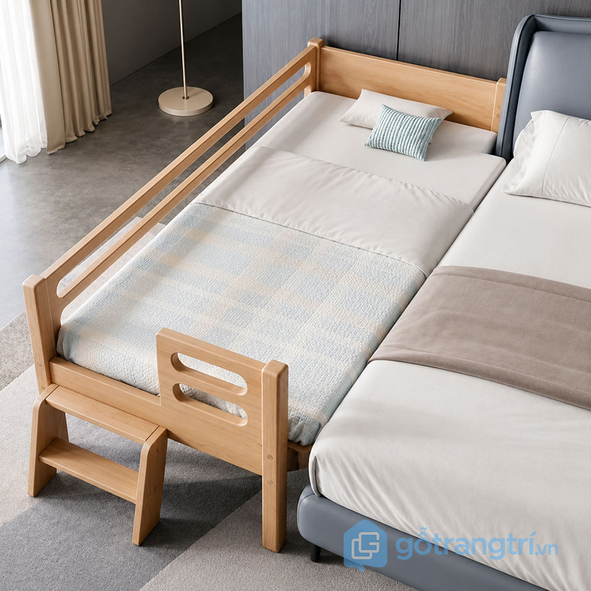 Giường Trẻ Em Có Thanh Chắn GHS-9442 Đẹp Hiện Đại