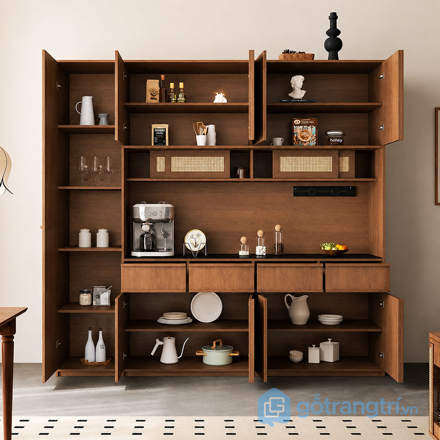 Tủ Bếp Khô Hiện Đại Sang Trọng GHS-55916