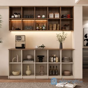 3 tủ đựng đồ nhà bếp đẹp hiện đại