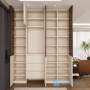 3 tủ giày kết hợp tủ trang trí