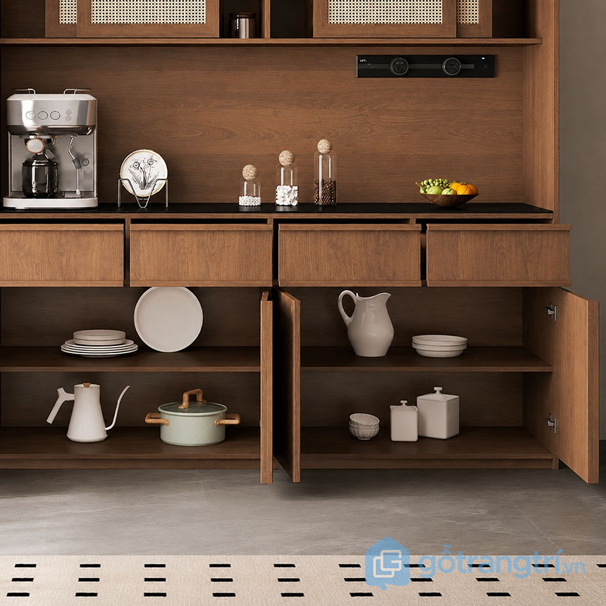 Tủ Bếp Khô Hiện Đại Sang Trọng GHS-55916