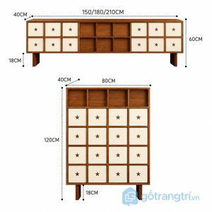 5 kệ tivi phong cách nhật