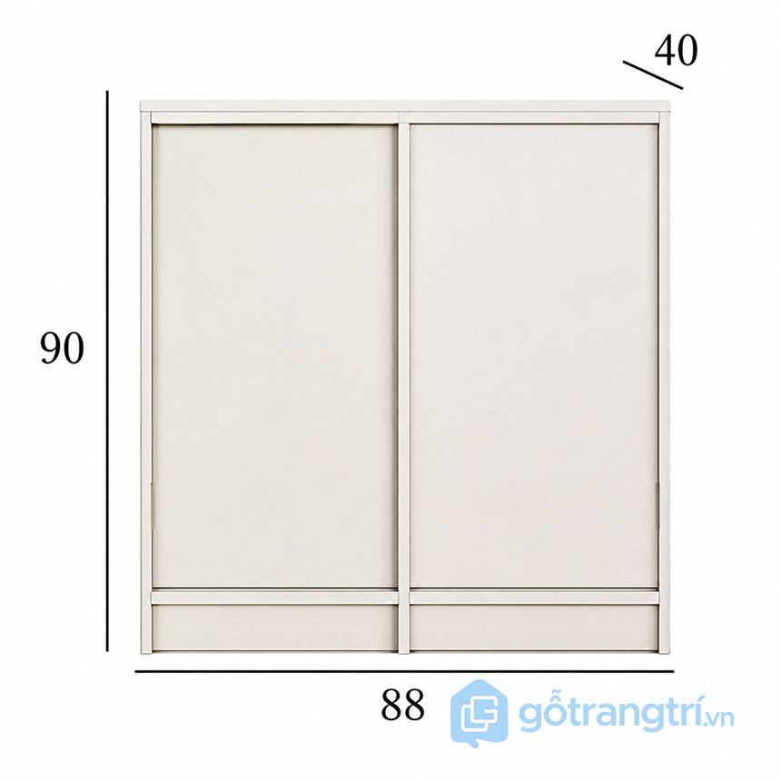 Tủ Chén Gỗ Hiện Đại Tối Giản GHS-55175