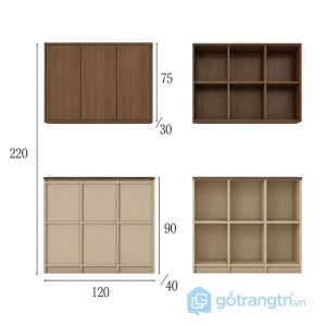 5 tủ đựng đồ nhà bếp đẹp hiện đại