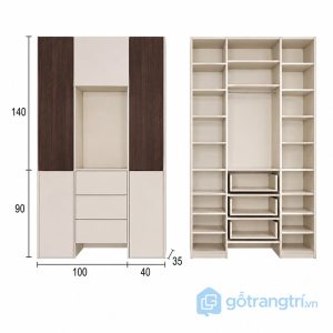 5 tủ giày kết hợp tủ trang trí