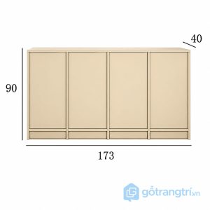 7 tủ chén gỗ hiện đại