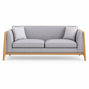 Ghế sofa bọc nỉ cao cấp khung gỗ tự nhiên hiện đại GHS-8305