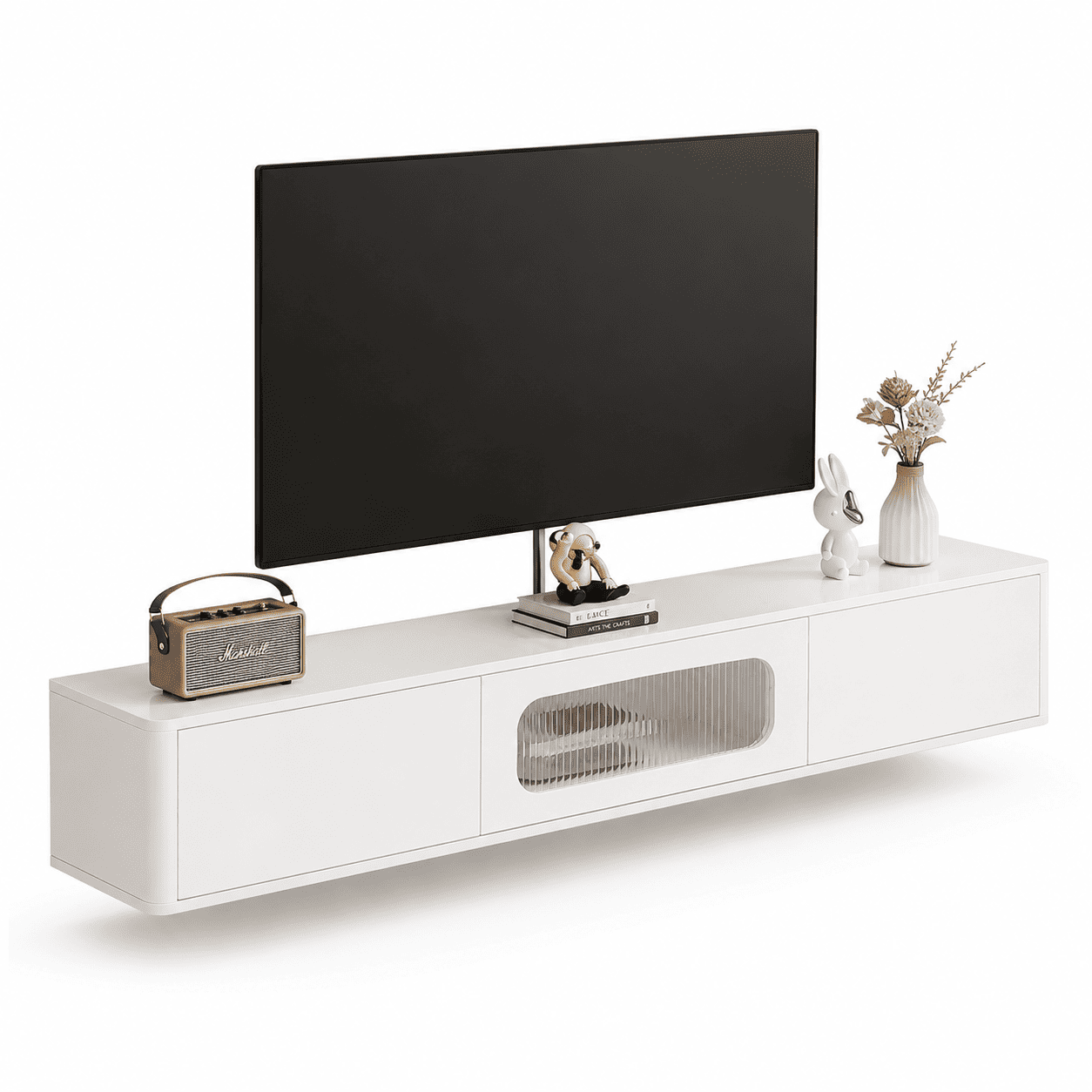 Kệ MDF lõi xanh phun sơn phù hợp phong cách hiện đại, dễ vệ sinh