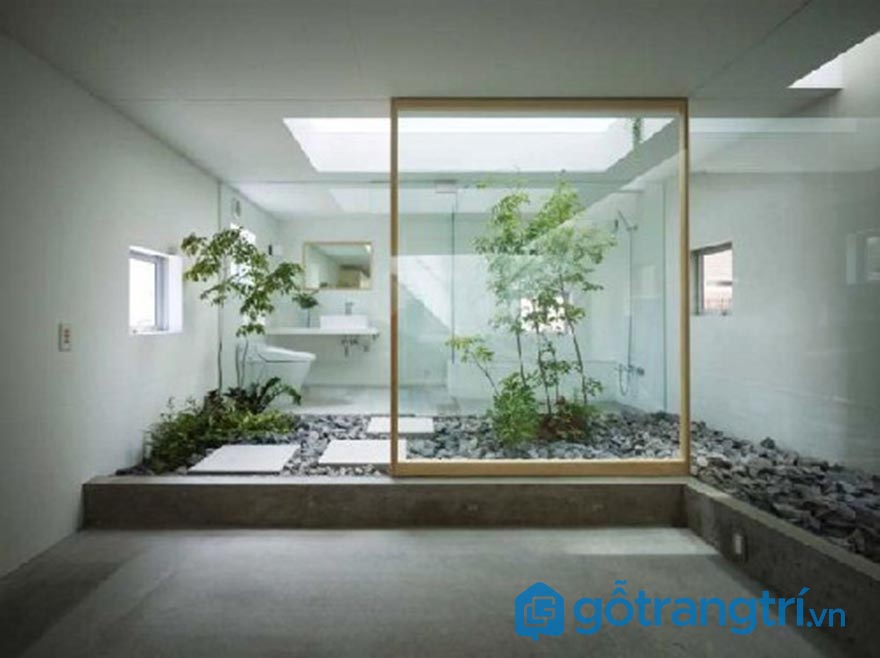 Phong cách tối giản hợp với tủ phòng tắm đường nét gọn, ít tay nắm và màu sắc dịu mắt