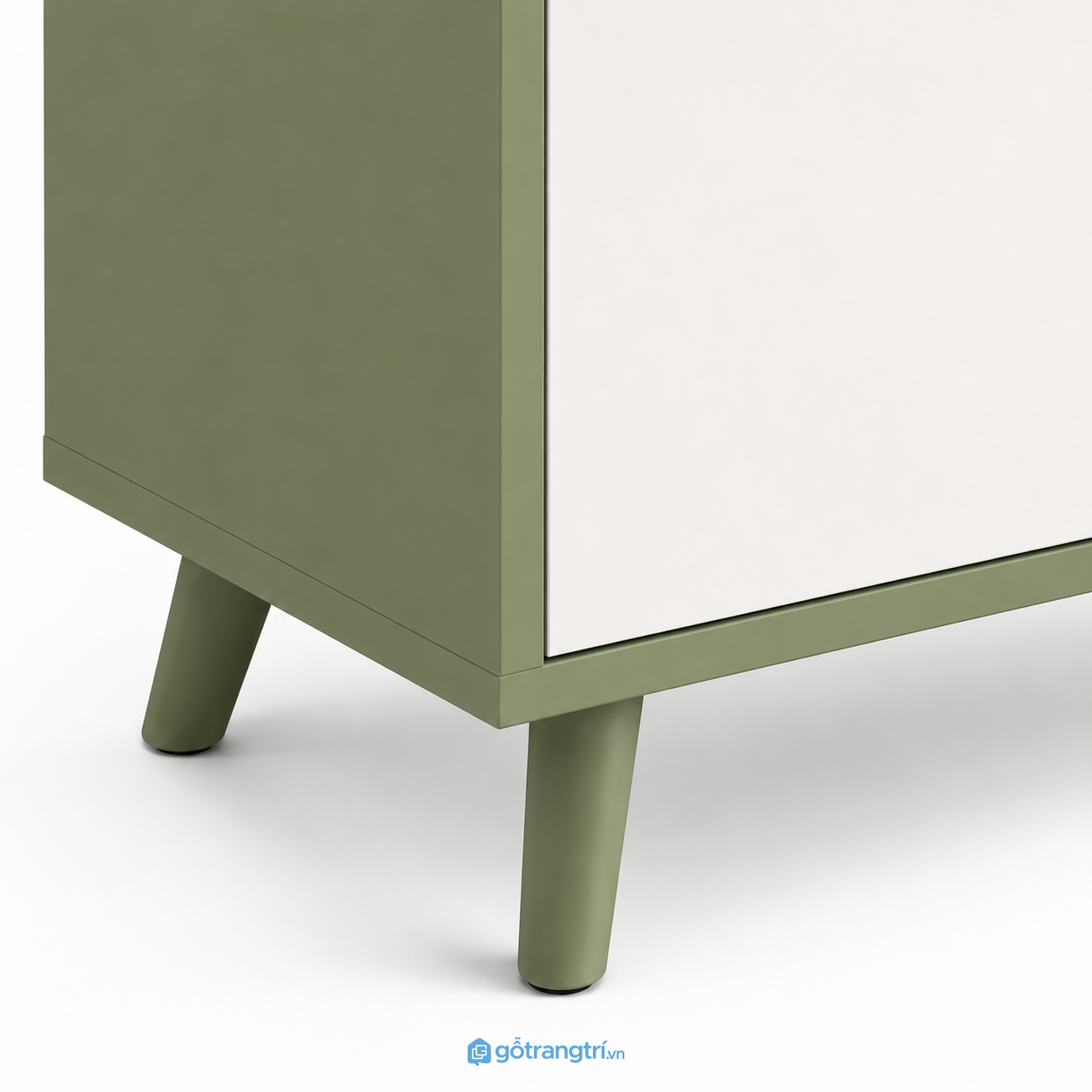 Tủ giày hiện đại màu xanh trắng 120cm