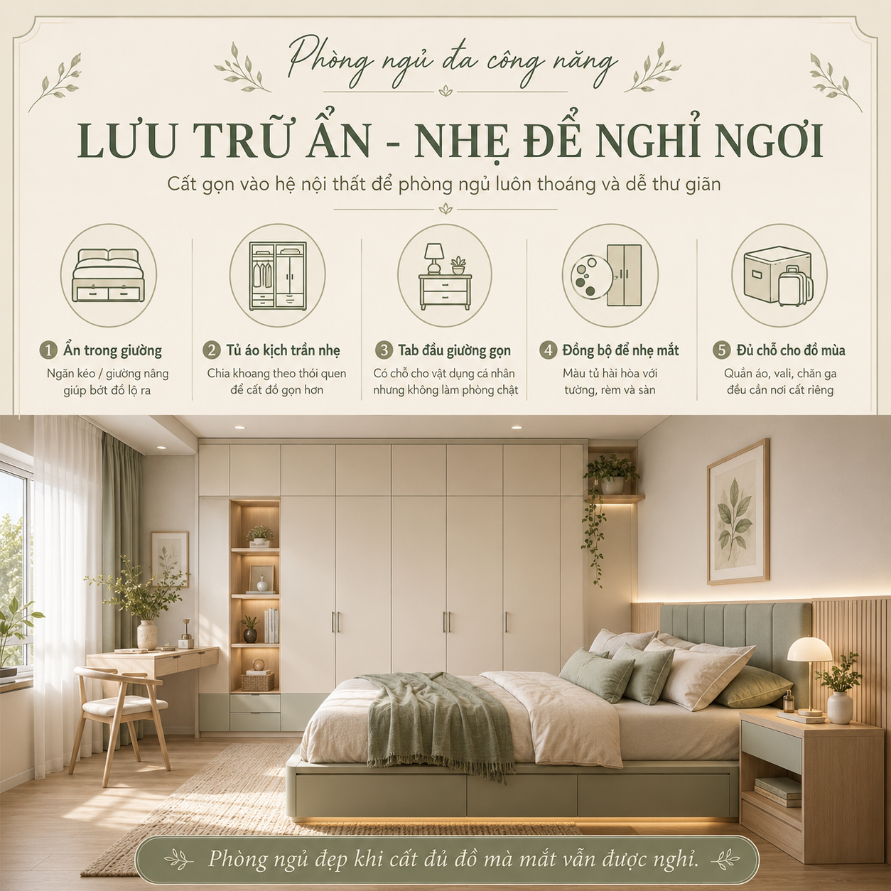 Nhà đẹp đa công năng: bố trí nội thất sao cho gọn, đẹp và dễ sống?