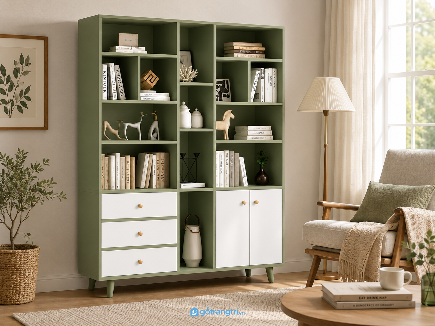 Thiết kế hiện đại, tối ưu không gian lưu trữ