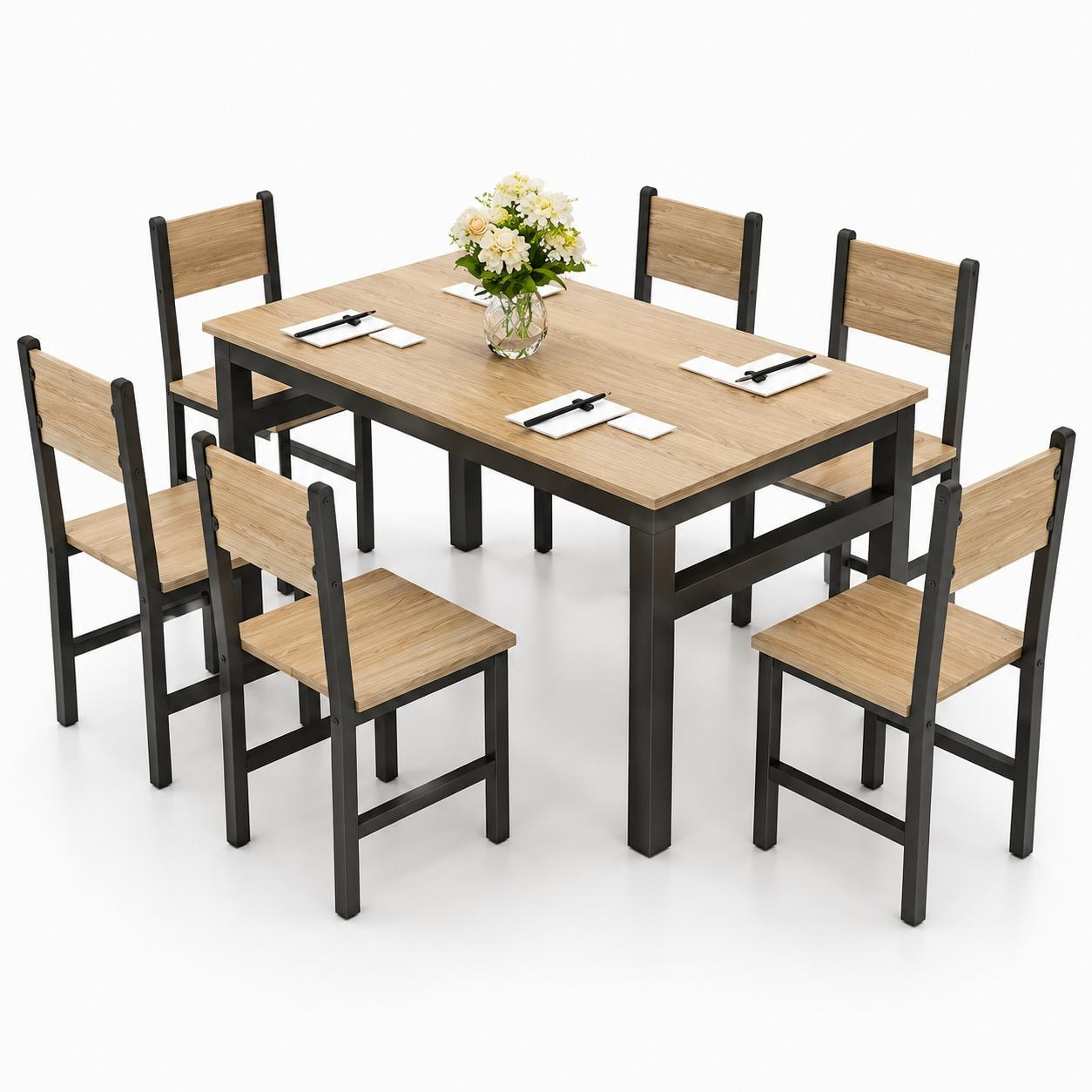Bộ bàn ăn gia đình loại mặt bàn lớn GHC-4129