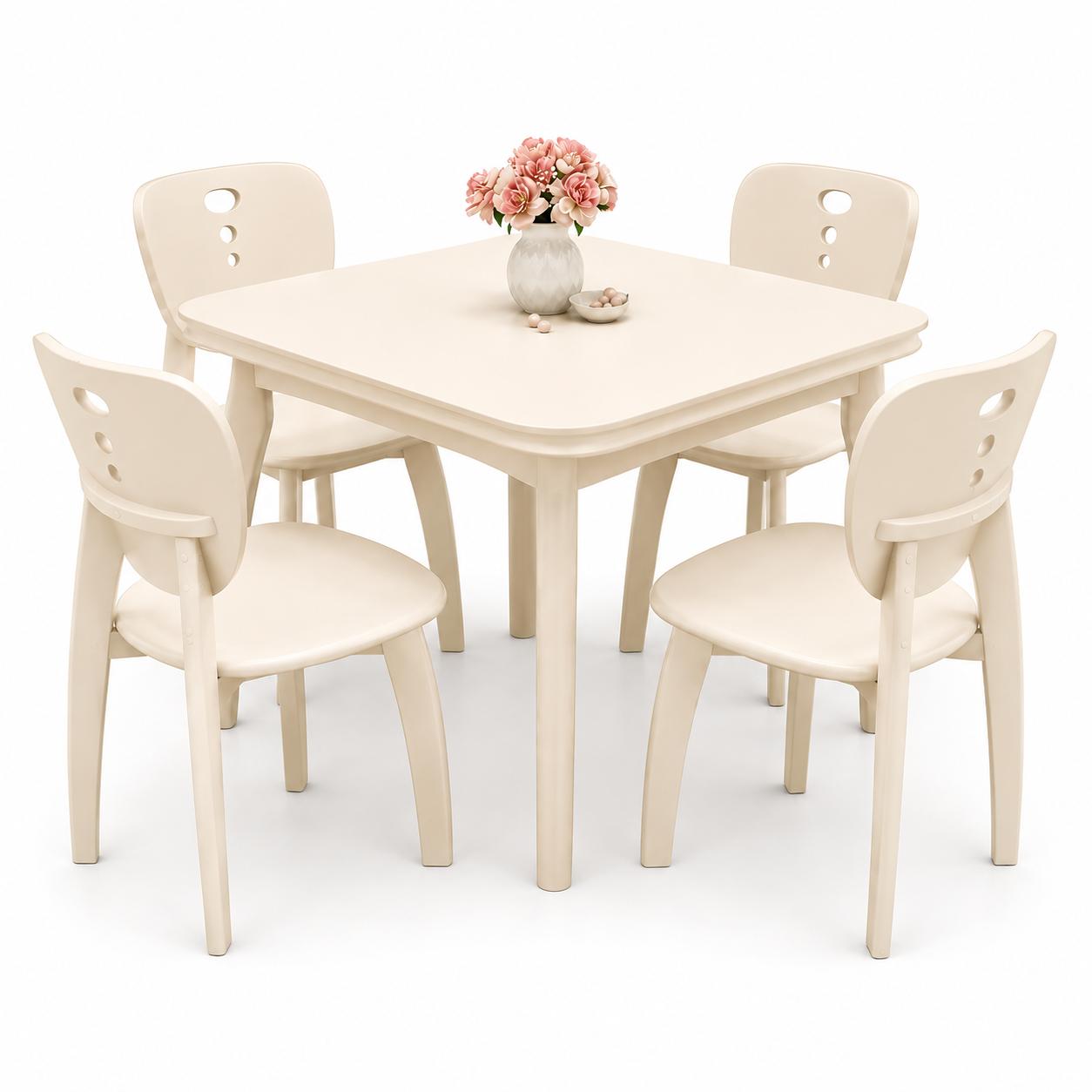 Bàn ăn phong cách Châu Âu GHS-4113 (gỗ sồi tự nhiên)
