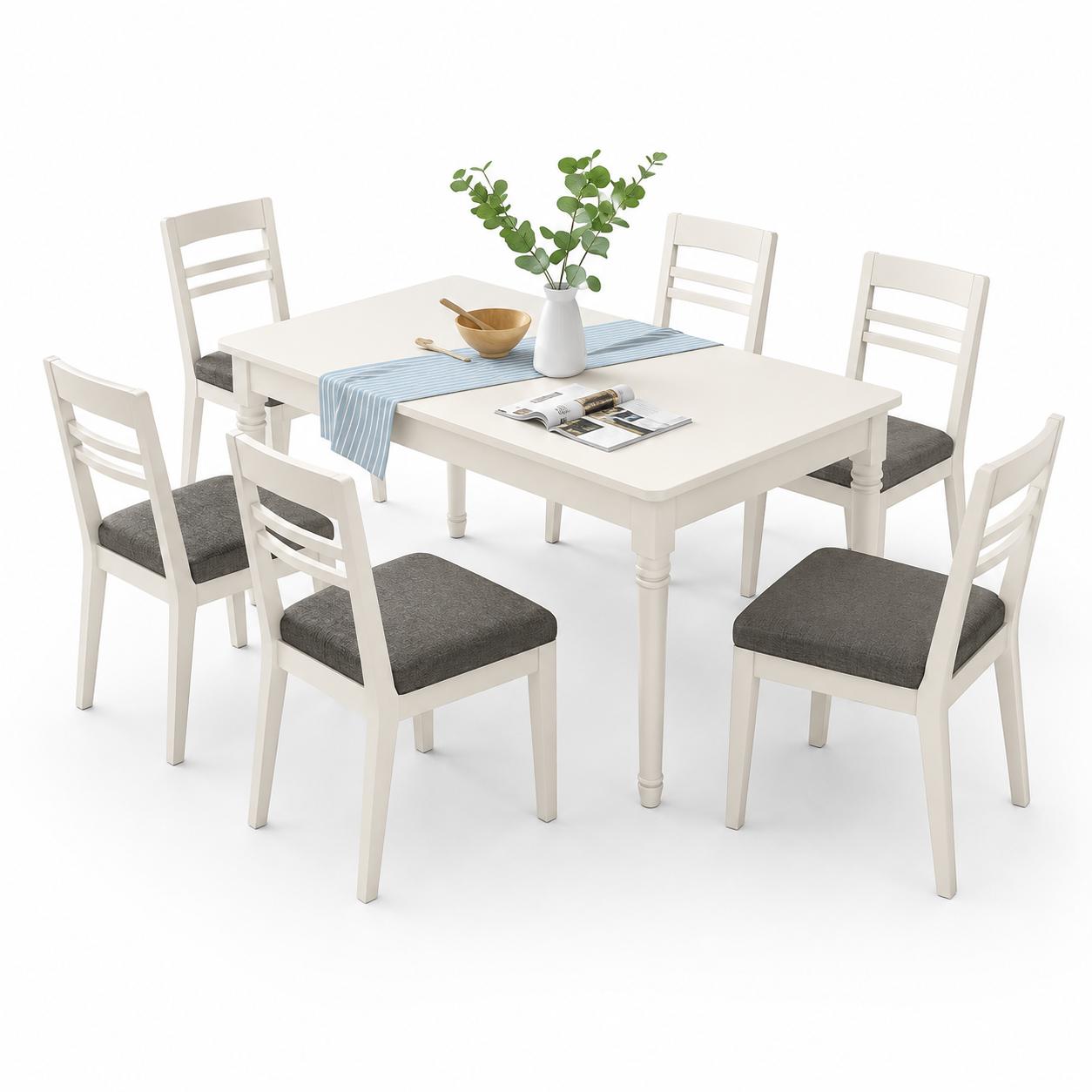 Bộ bàn ăn gia đình đẹp thanh lịch GHS-41153