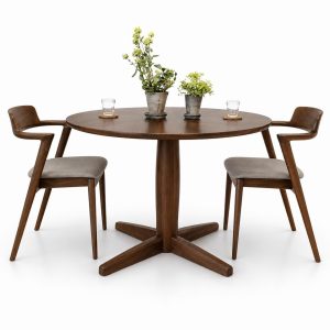 Bàn ăn hình tròn, Bàn gỗ sồi tự nhiên GHS-4141 (1 bàn 4 ghế)
