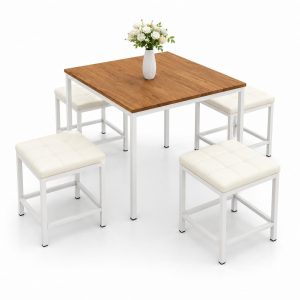 Bộ bàn ăn giá rẻ gỗ công nghiệp GHS-4350 (1 bàn 4 ghế)