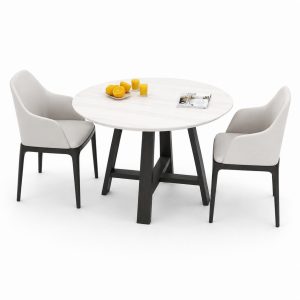Bàn ăn tròn phong cách hiện đại cho gia đình GHS-4573