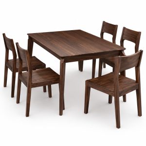 Bộ bàn ăn gia đình bằng gỗ tự nhiên đẹp GHS-4607