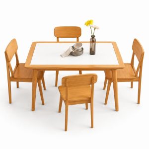 Bộ bàn ăn gia đình thiết kế đẹp GHS-4727