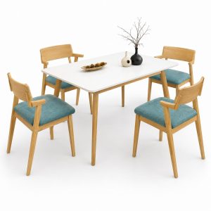 Bộ bàn ăn gỗ thiết kế đẹp GHS-4729