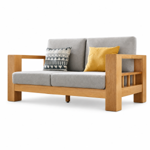 Ghế sofa bằng gỗ tự nhiên cho phòng khách GHS-8288