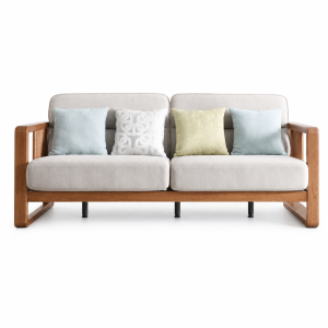 Ghế sofa gia đình gỗ tự nhiên thiết kế đẹp hiện đại GHS-8300
