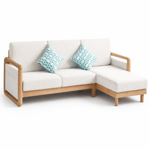Ghế sofa gỗ tự nhiên tiện nghi sang trọng GHS-8309