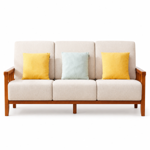 Ghế sofa gỗ tự nhiên thiết kế đẹp hiện đại GHS-8313