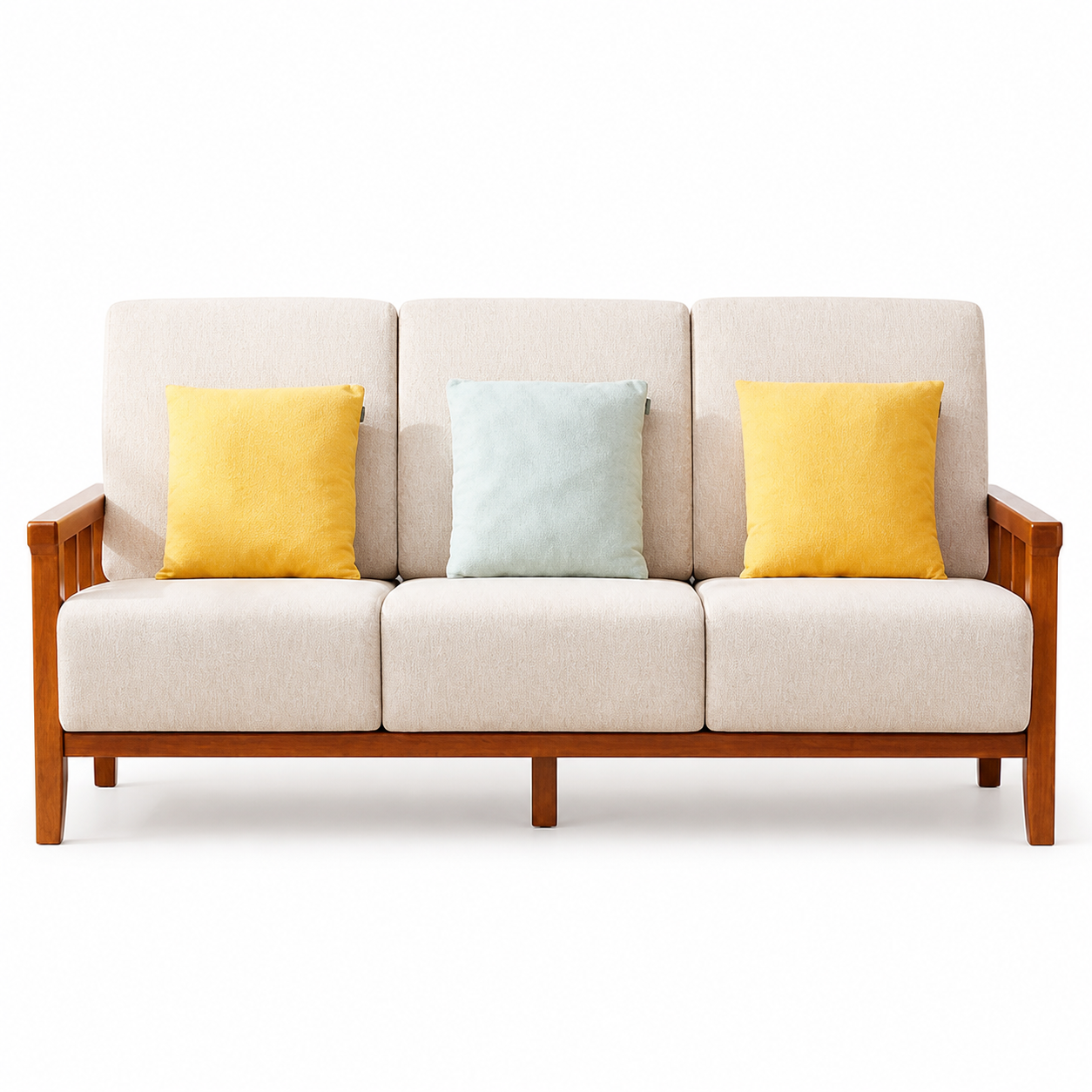 Ghế sofa gỗ tự nhiên thiết kế đẹp hiện đại GHS-8313