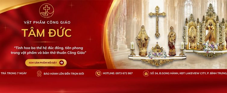 vật phẩm công giáo Tâm Đức