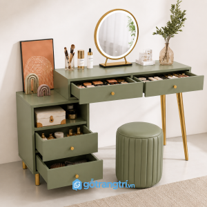 Bàn trang điểm màu xanh rêu hiện đại GHS-4000 GHS-4000