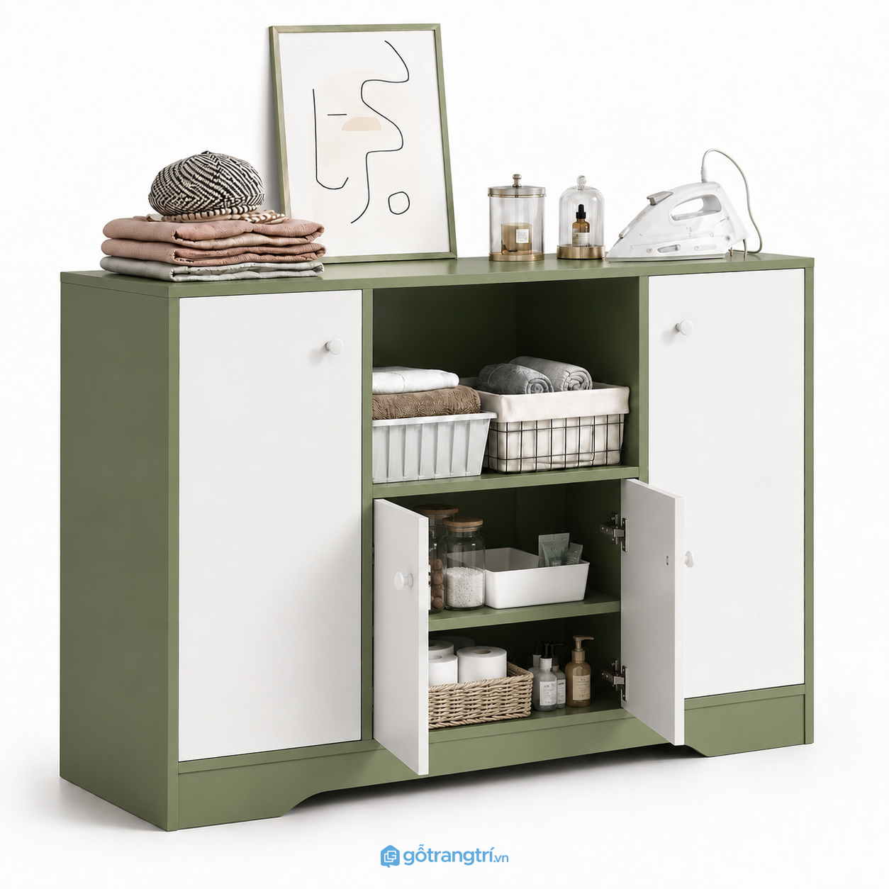 Tủ Để Đồ Phòng Giặt Hiện Đại GHS-5006