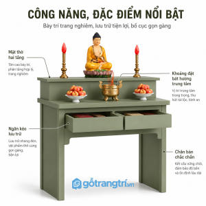 Bố trí khoa học, tối ưu công năng sử dụng
