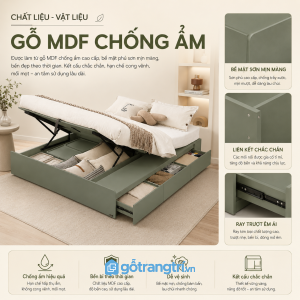 Chất liệu bền đẹp, chịu lực tốt