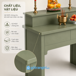 Chất liệu bền đẹp, chống ẩm tốt