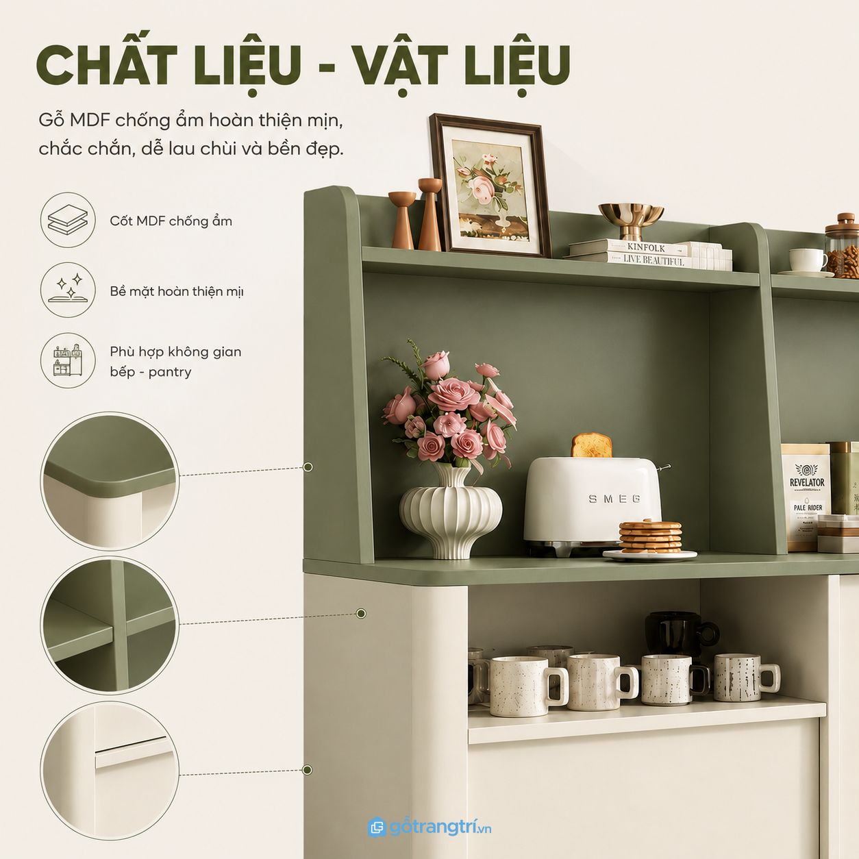 Chất liệu bền đẹp đáp ứng nhu cầu sử dụng lâu dài Chất liệu bền đẹp đáp ứng nhu cầu sử dụng lâu dài