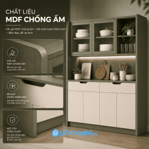 Chất liệu bền đẹp, dễ vệ sinh hằng ngày