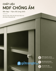 Chất liệu bền đẹp, dễ vệ sinh trong quá trình sử dụng