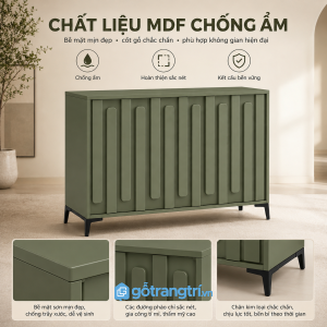 Chất liệu bền đẹp, hạn chế ẩm mốc