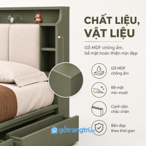 Chất liệu bền đẹp phù hợp điều kiện sử dụng lâu dài