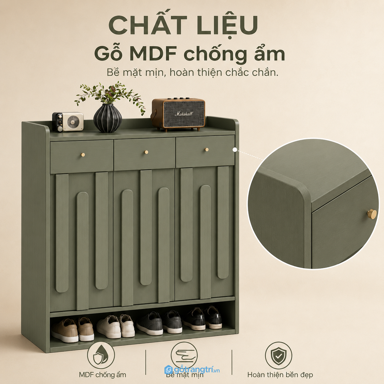 Chất liệu bền đẹp, phù hợp khí hậu Việt Nam Chất liệu bền đẹp, phù hợp khí hậu Việt Nam