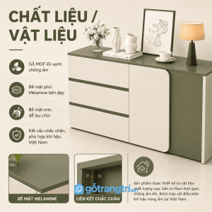 Chất liệu bền đẹp, phù hợp khí hậu Việt Nam