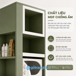 Chất liệu bền đẹp, phù hợp môi trường nhà bếp